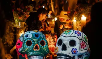 Festival de Día de Muertos en Ciudad Victoria incluye altar comunitario y concurso de calaveritas