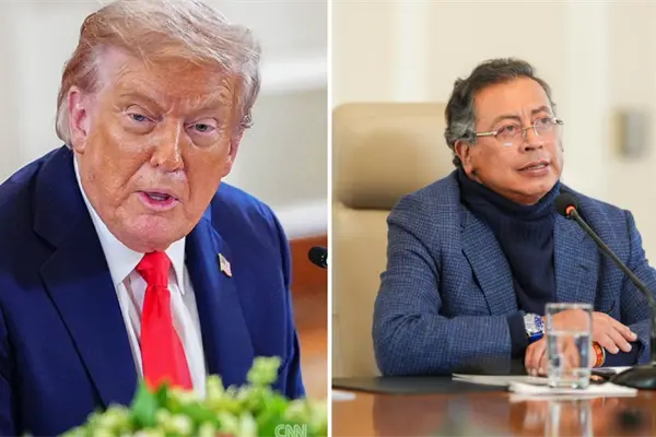 Donald Trump suspende ayuda a Colombia y acusa a Gustavo Petro de liderar el narcotráfico
