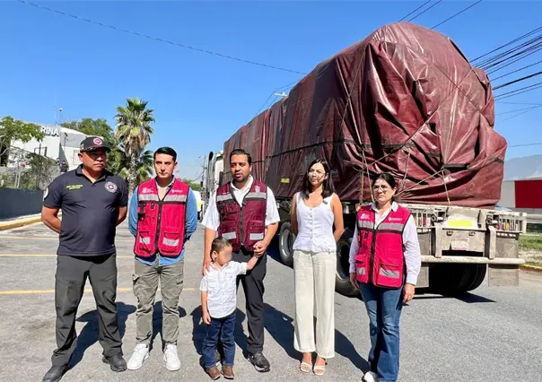 Jesús Nava participa en envío de convoy de ayuda a municipios afectados de Veracruz
