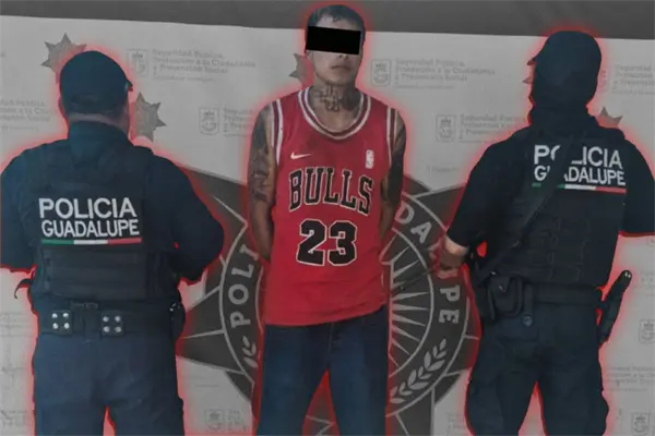 Detienen en Guadalupe a El Piñas, hombre ligado a 32 robos con violencia