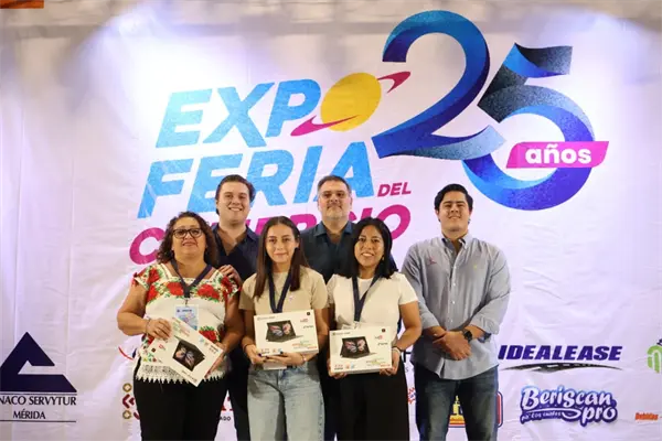 Reconocen a los ganadores del Concurso de Emprendedores de la CANACO Servytur Mérida en el marco de la Expo Feria del Comercio 2025