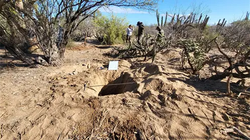 Localizan otra fosa clandestina en La Paz, en camino a San Juan de la Costa