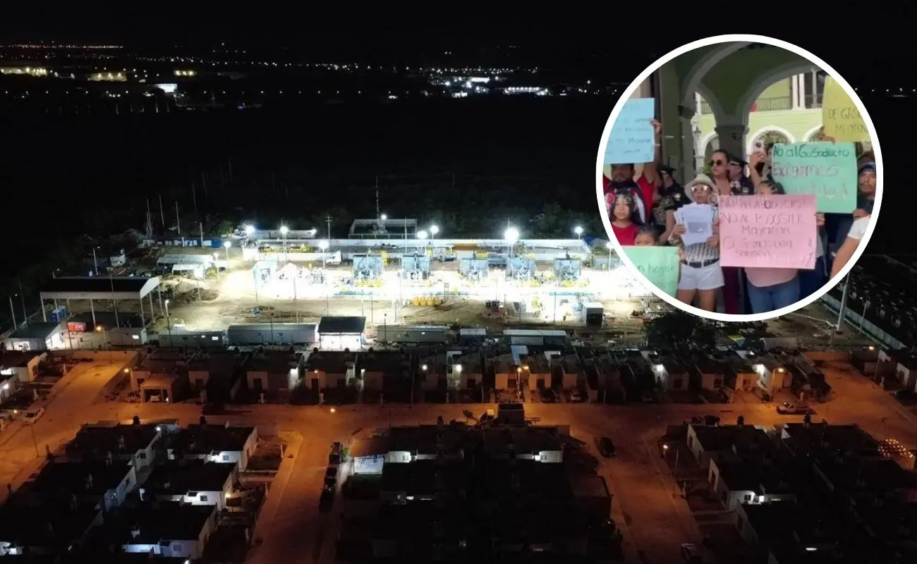 ¿Por qué los vecinos protestan contra el Gasoducto Mayakán? Foto: Canva | Telesur Yucatán | Captura de Pantalla