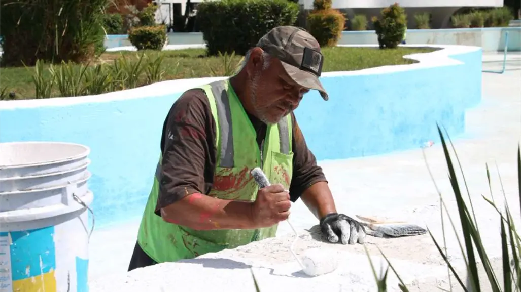 Realiza brigada Aquí Andamos limpieza profunda a la Alameda de Saltillo