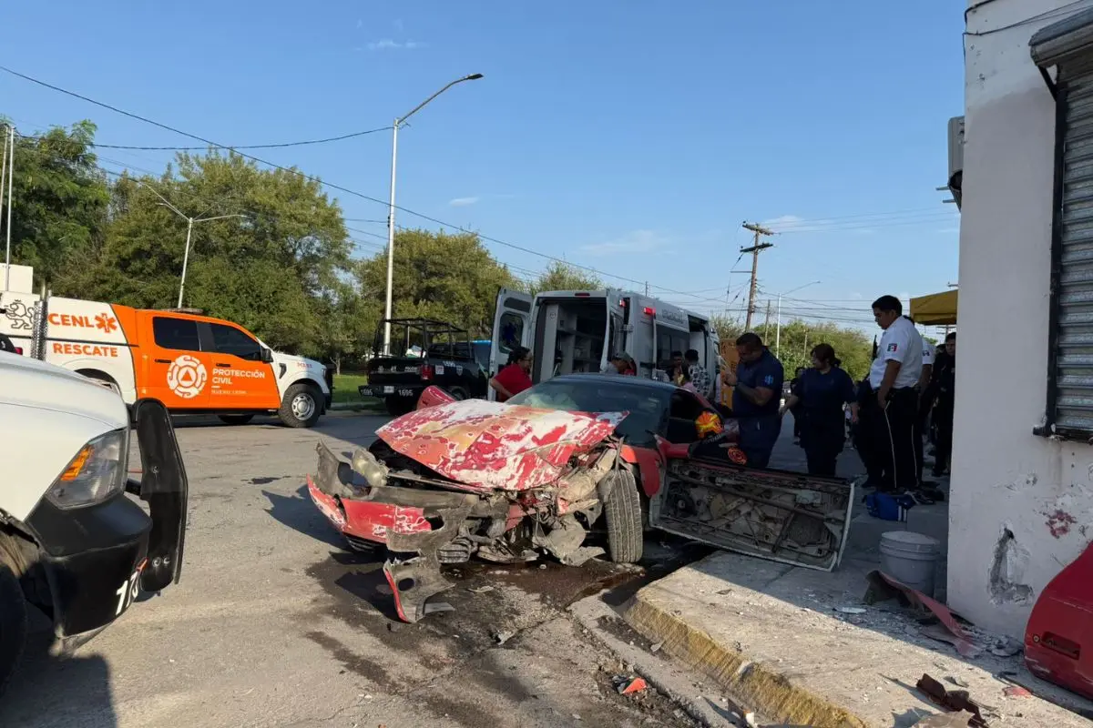 Accidente en San Pedro deja a una mujer lesionada. Foto: PCNL