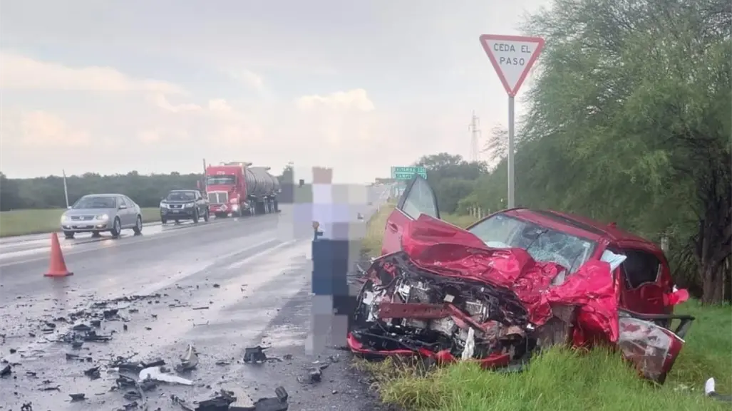 Cinco personas pierden la vida en trágico choque en la carretera Victoria–Zaragoza