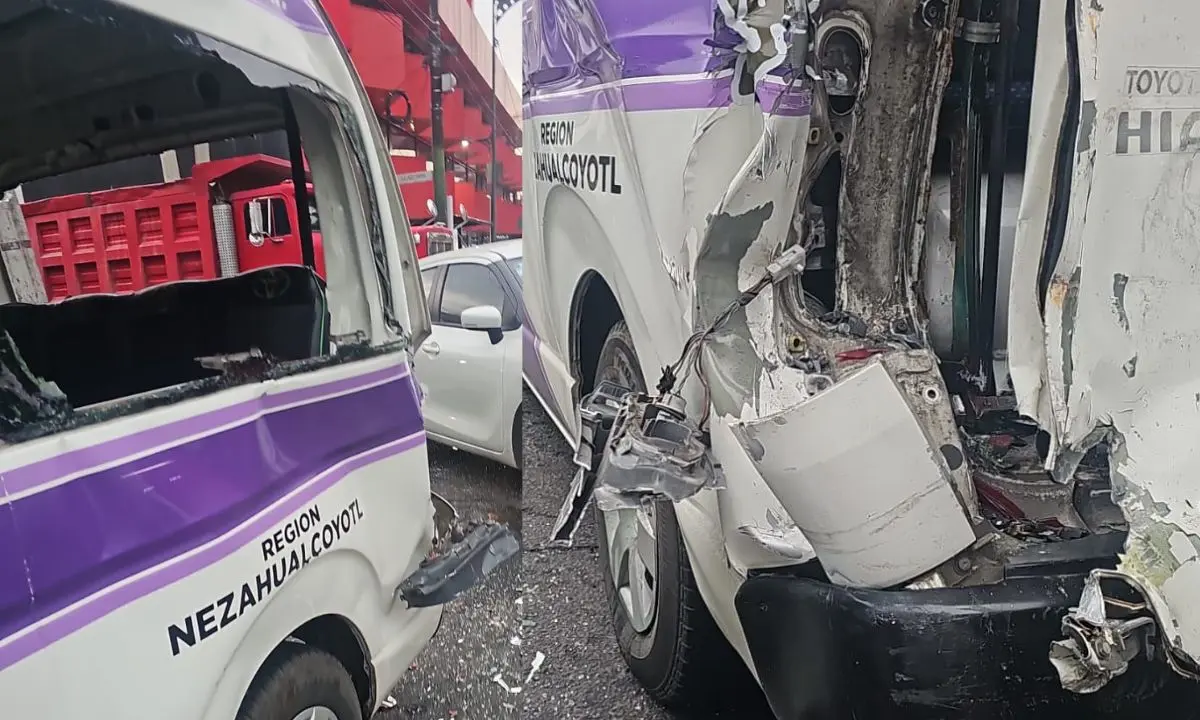 Accidente transporte público en Venustiano Carranza. Foto: Ramón Ramírez | Canva