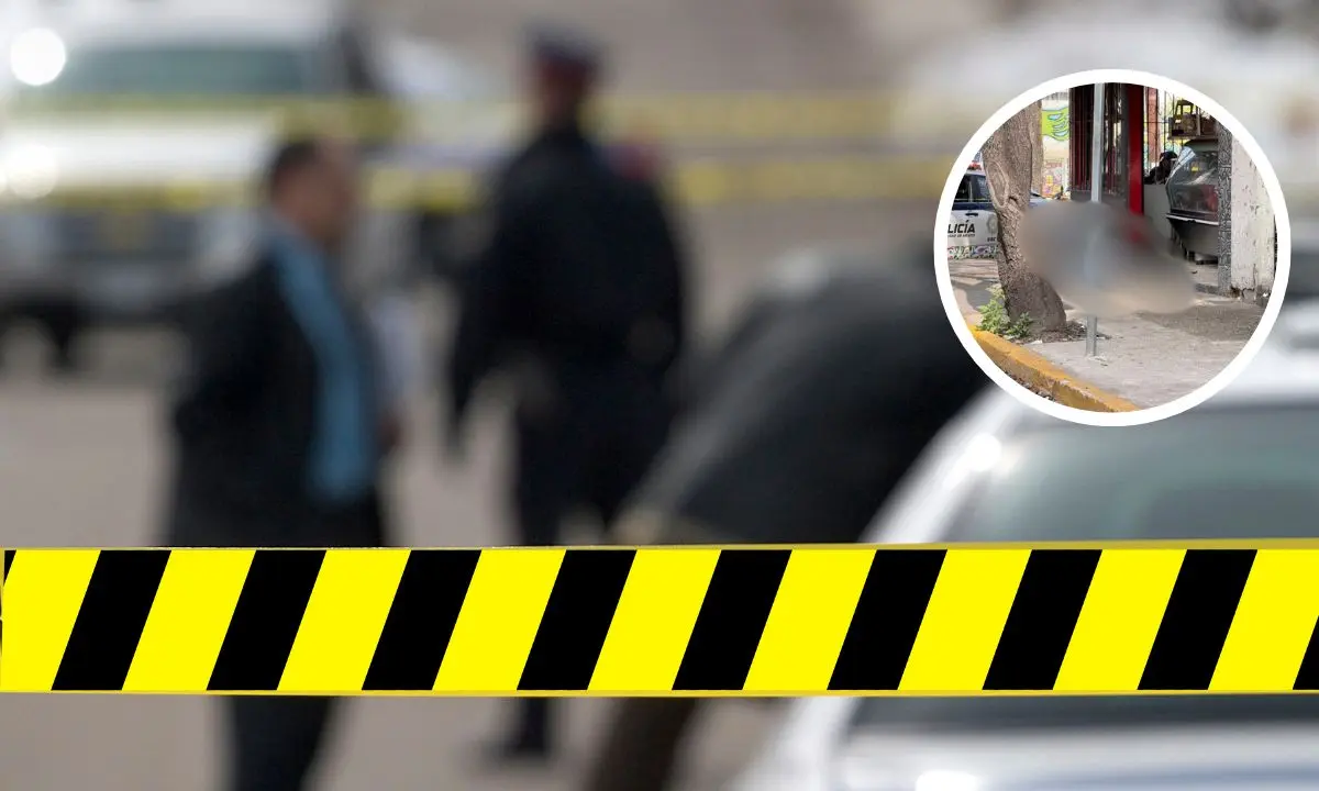 Policía en escena del crimen, lugar de balacera en Tlalpan. Foto: Ramón Ramírez | Canva