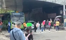 Bloqueo en Calzada de Tlalpan: operadores de pipas exigen mantenimiento urgente al pozo Renato Leduc Bloqueo en Calzada de Tlalpan: operadores de pipas exigen mantenimiento urgente al pozo Renato Leduc