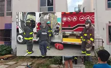 Bomberos de Playa del Carmen rescatan a una menor y a un perrito de un incendio registrado en una casa Bomberos de Playa del Carmen rescatan a una menor y a un perrito de un incendio registrado en una casa