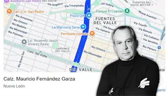 Google Maps hace oficial el cambio de nombre de Calzada San Pedro a Calzada Mauricio Fernández Garza