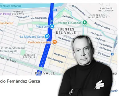 Google Maps hace oficial el cambio de nombre de Calzada San Pedro a Calzada Mauricio Fernández Garza