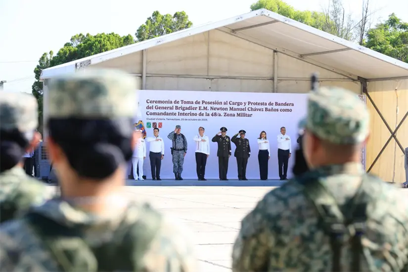 El comandante Chávez Baños reafirma su compromiso con el Ejército Mexicana | Foto: SEDENA