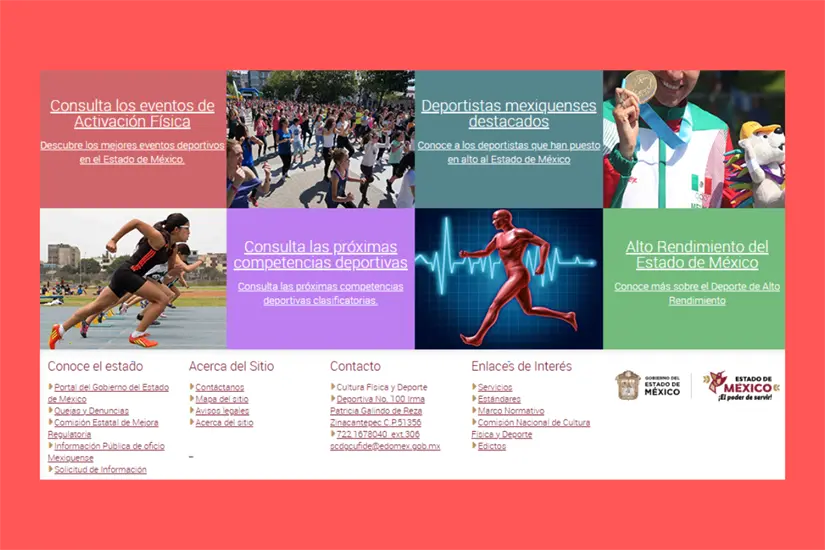 Actividades de la Dirección General de Cultura Física y Deporte.