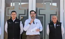 David de la Peña inaugura capilla renovada, nichos y carroza en el panteón San Marcos