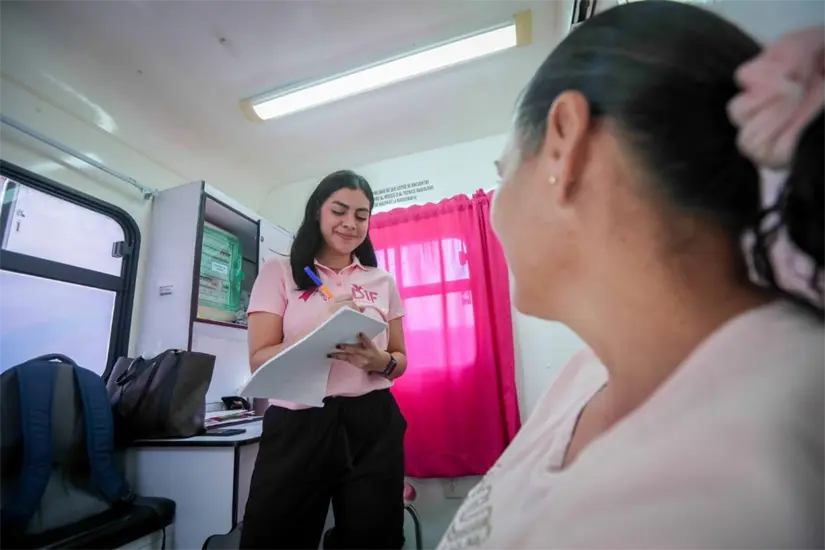 Se han realizado 160 estudios de mastografía | Foto: DIF Tamaulipas