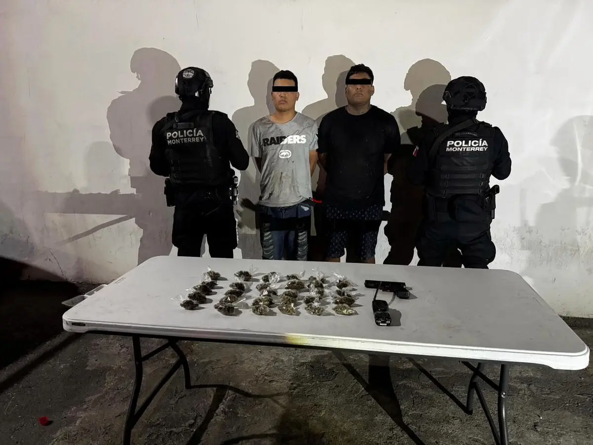 A pesar de la gravedad de la situación, no se reportaron daños a terceros ni personas lesionadas. Foto: Policía de Monterrey.
