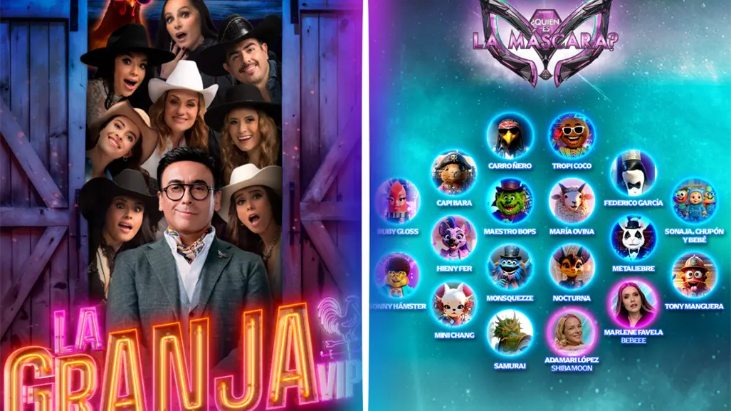 "La Granja VIP" y "¿Quién es la Máscara?", sufren fuerte caída y pierden millones de espectadores
