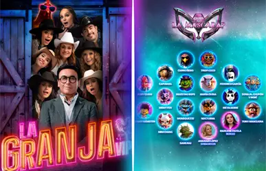 "La Granja VIP" y "¿Quién es la Máscara?", sufren fuerte caída y pierden millones de espectadores