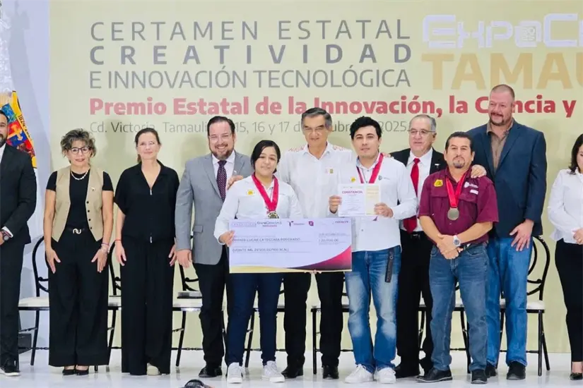 El proyecto “Aquacea” obtuvo el primer lugar en el Certamen Estatal de Creatividad e Innovación Tecnológica. Foto: Axel Hassel