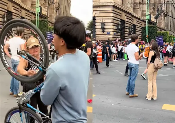 VIDEO | Staff de influencer extranjero desata furor en Desfile de Alebrijes Monumentales CDMX
