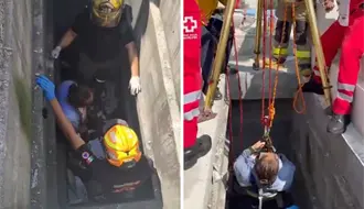 Mujer cae en tumba del Panteón El Roble en Monterrey