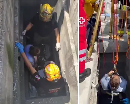 Mujer cae en tumba del Panteón El Roble en Monterrey