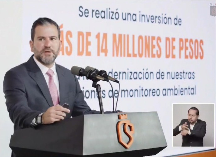 Modernizarán el Sistema Integral de Monitoreo Ambiental de Nuevo León
Modernizarán el Sistema Integral de Monitoreo Ambiental de Nuevo León