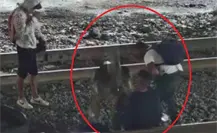 VIDEO | Así fue la detención de dos hombres por robo y posesión de marihuana en Monterrey