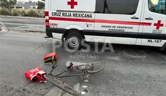 VIDEO | Ciclista muere tras ser atropellado en Guadalupe y desata cierre vial