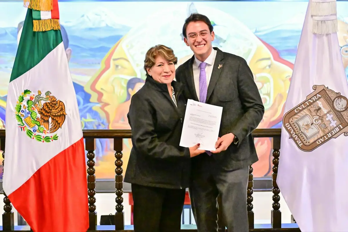 Carlos Brito Lavalle. Nuevo Director del Sistema Mexiquense de Medios Públicos del Estado de México. Foto: Delfina Gómez Álvarez, vía X.