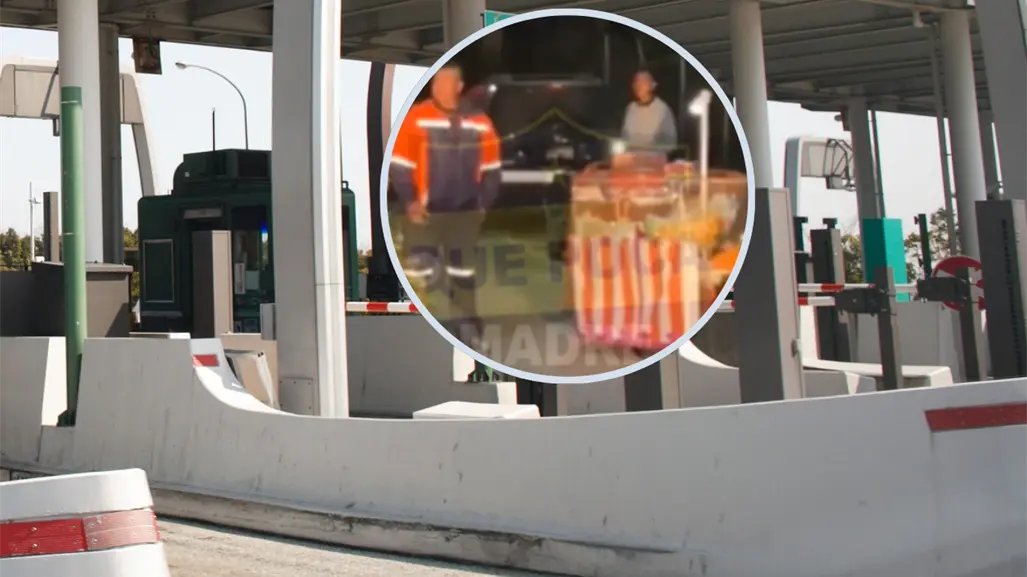 VIDEO | Cobran peaje a vendedor de flores que cruzaba caseta del Edomex con su diablito, ¿es legal?
