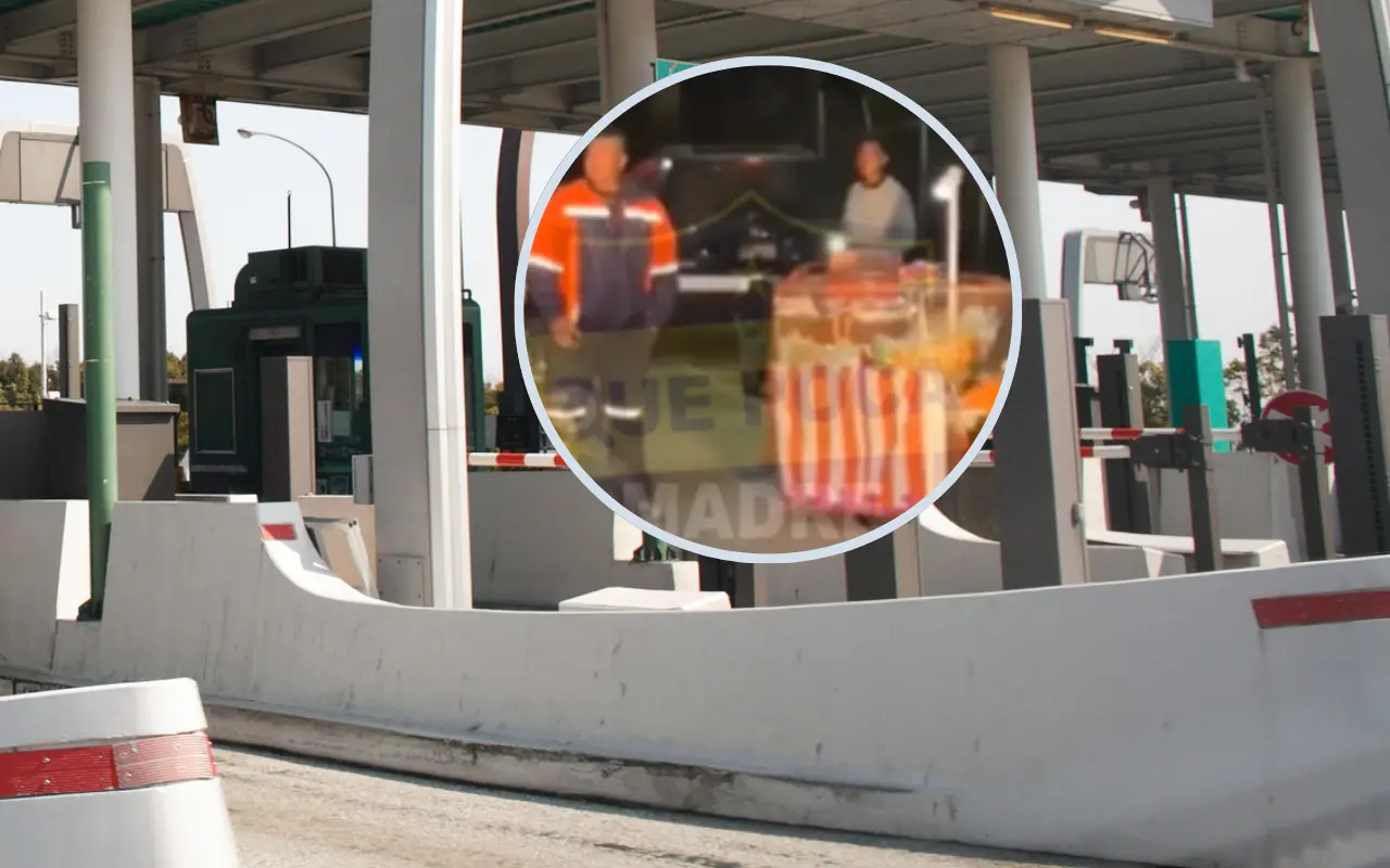 Cobran peaje a vendedores ambulantes en autopista de Ixtapan. Foto: X/ @QuePocaMadre_Mx (Canva)