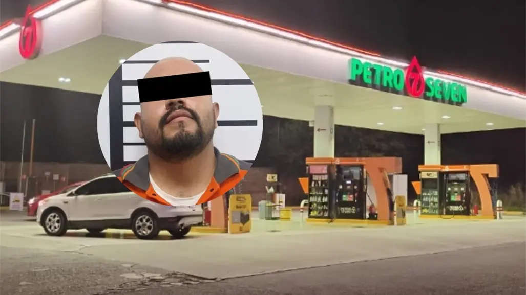 ¡Terror en Santiago! Despachador ebrio amenaza a mujer en gasolinera y acaba detenido