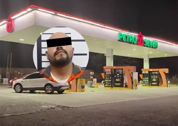 ¡Terror en Santiago! Despachador ebrio amenaza a mujer en gasolinera y acaba detenido