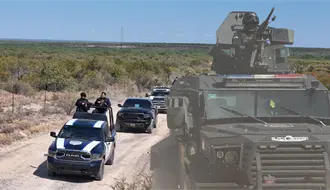 Refuerzan operativos de seguridad en el norte de Coahuila con apoyo aéreo y terrestre
