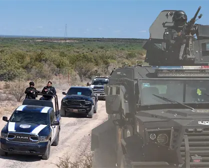 Refuerzan operativos de seguridad en el norte de Coahuila con apoyo aéreo y terrestre