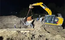 Fuga en acueducto del ramal Teoloyucan-Cuautitlán causa suspensión parcial del suministro de agua