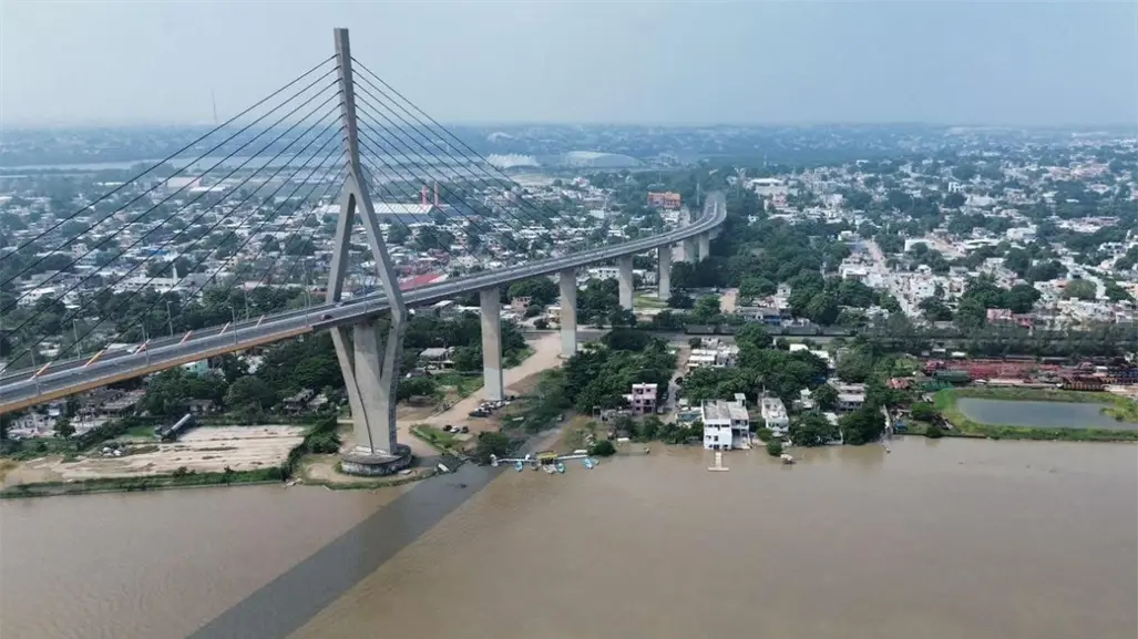 Cresta histórica del río Pánuco apenas alcanzará Tampico y Madero; autoridades piden no bajar la guardia