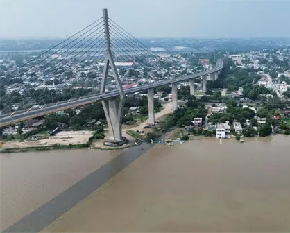 Cresta histórica del río Pánuco apenas alcanzará Tampico y Madero; autoridades piden no bajar la guardia