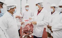 Américo Villarreal superviso modernización del rastro TIF en la UAT