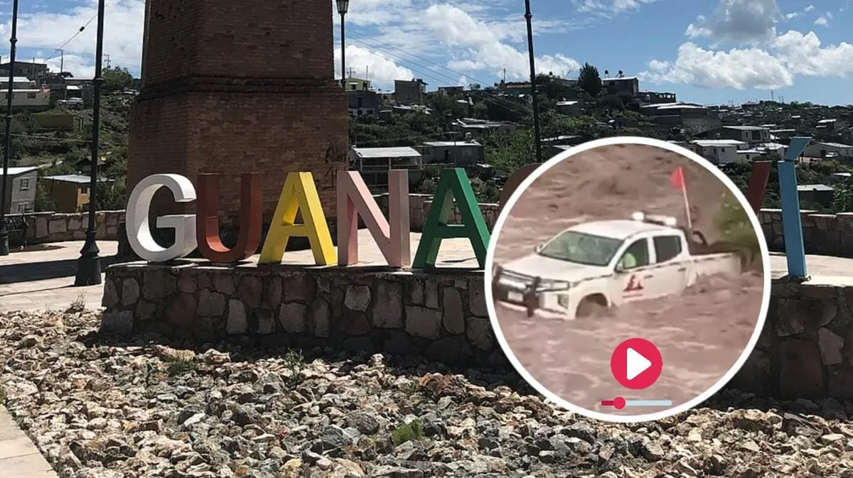 Mineros sobreviven tras ser arrastrados por un río de Durango en su camioneta