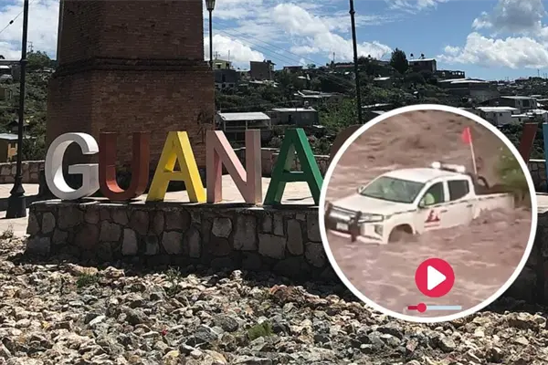 VIDEO | Mineros sobreviven tras ser arrastrados por un río de Durango en su camioneta