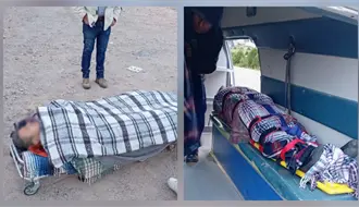 Trabajadores salen con vida de un derrumbe en una mina de Durango