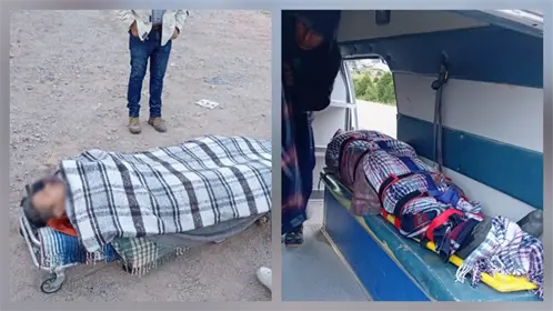 Trabajadores salen con vida de un derrumbe en una mina de Durango