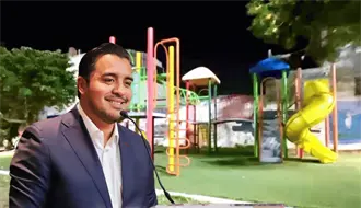 Jesús Nava entrega el primer parque al 100 en Santa Catarina; esto informó el municipio