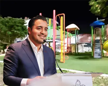 Jesús Nava entrega el primer parque al 100 en Santa Catarina; esto informó el municipio