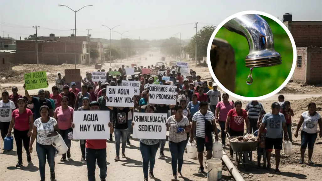 Chimalhuacán enfrenta casi 10 meses de escasez de agua y vecinos exigen soluciones