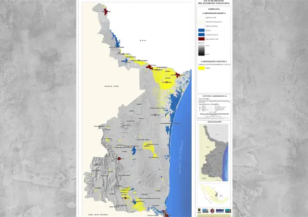 Solo 10 municipios de Tamaulipas tienen actualizado su Atlas de Riesgo