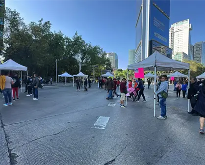 VIDEO | Comerciantes bloquean Reforma e Insurgentes por despojo de espacios en Cuauhtémoc